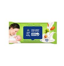 Parachute Just For Baby - Baby Face & Body Wipes (80pcs)
